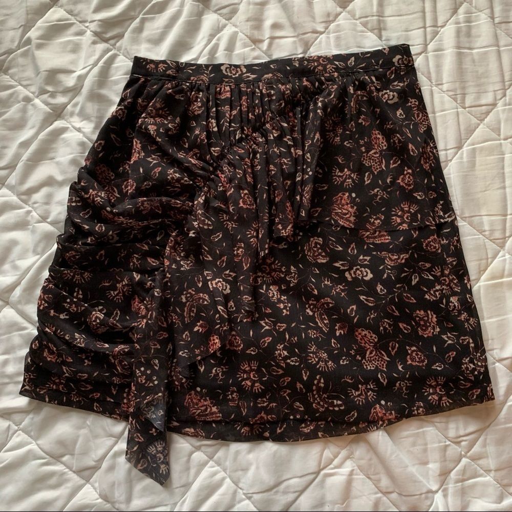 H&M Floral Ruffle Mini Skirt - Picture 2 of 5